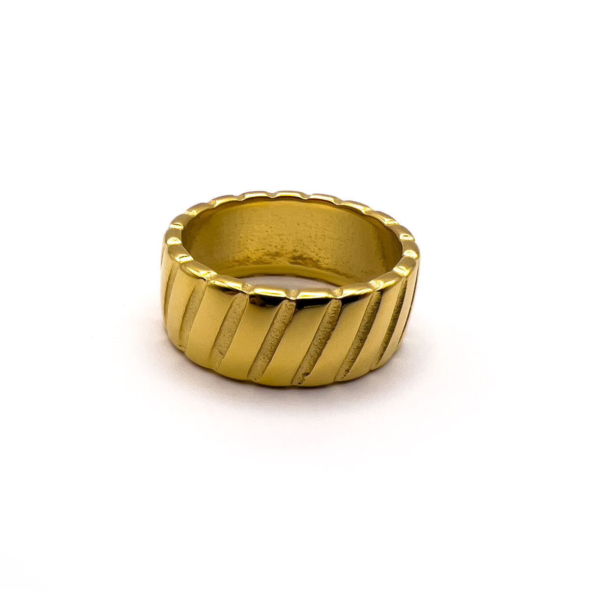 Anillo Amazona Bañado en oro 18k - Sahara Joyas