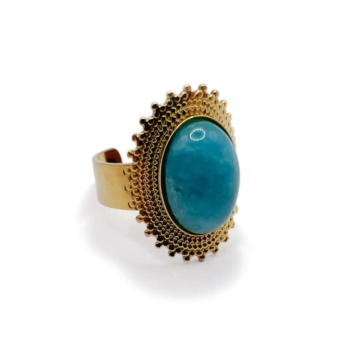 Anillo Inés Bañado en oro 18k