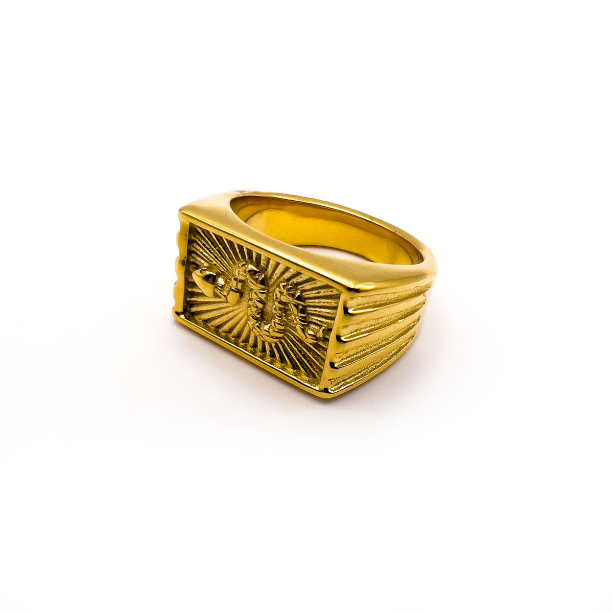 Anillo Eva Bañado en oro 18k - Sahara Joyas