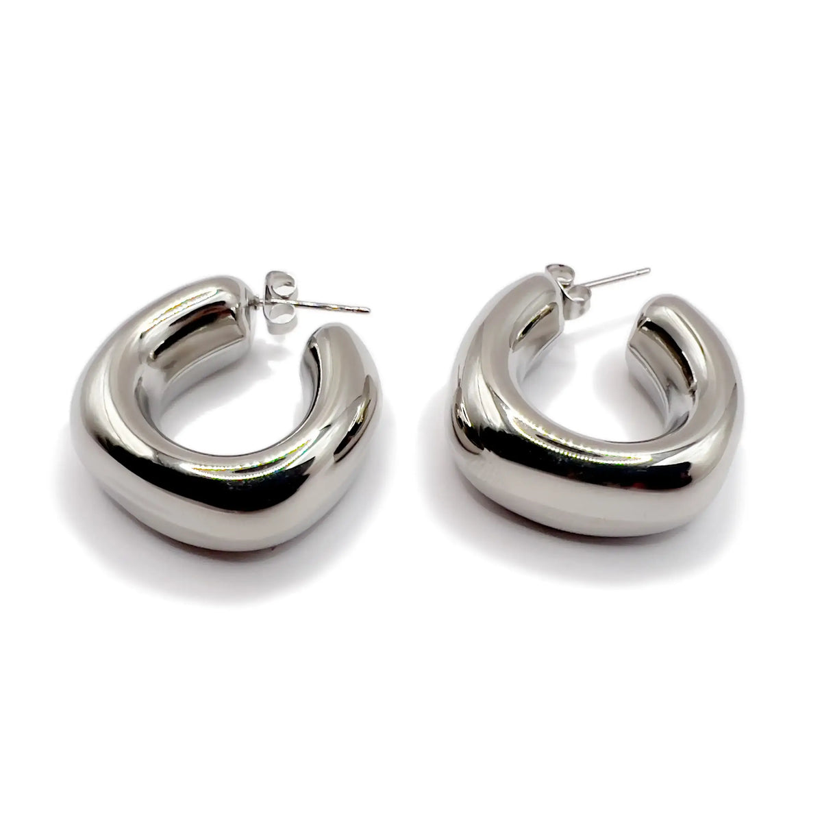 Aros Pokú Plateados