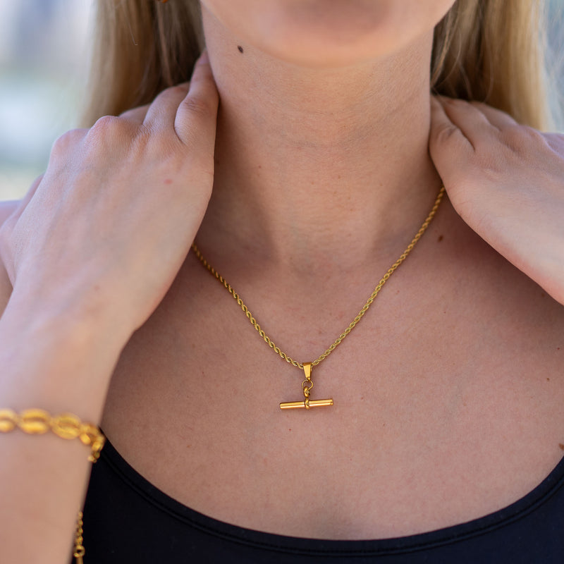Collar Capitana Bañado en oro 18k - Sahara Joyas