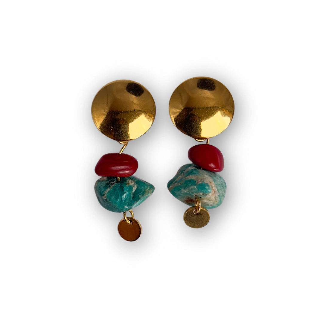 Aros Marrakesh Bañados en oro 18k
