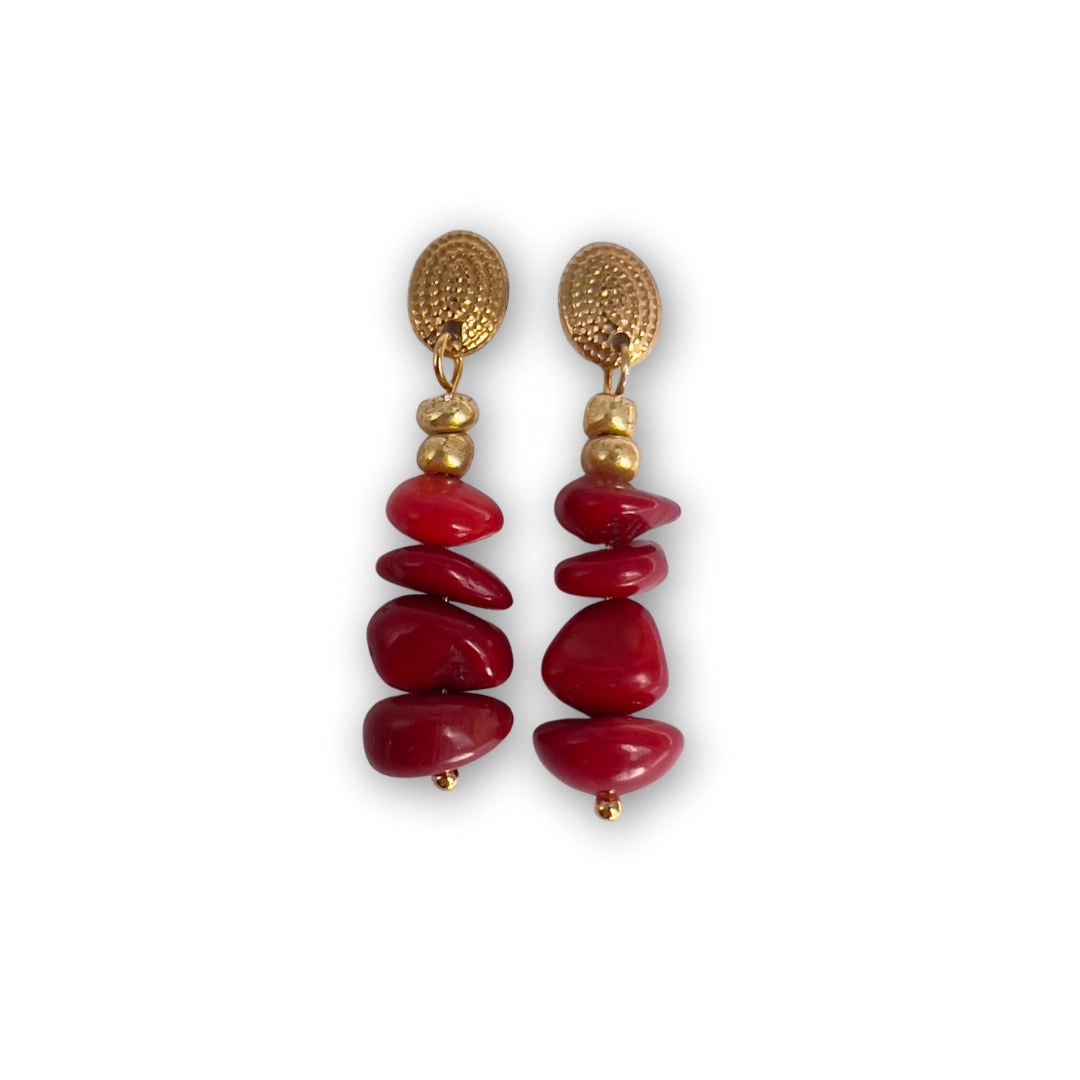 Aros Tunez Bañados en oro 18k