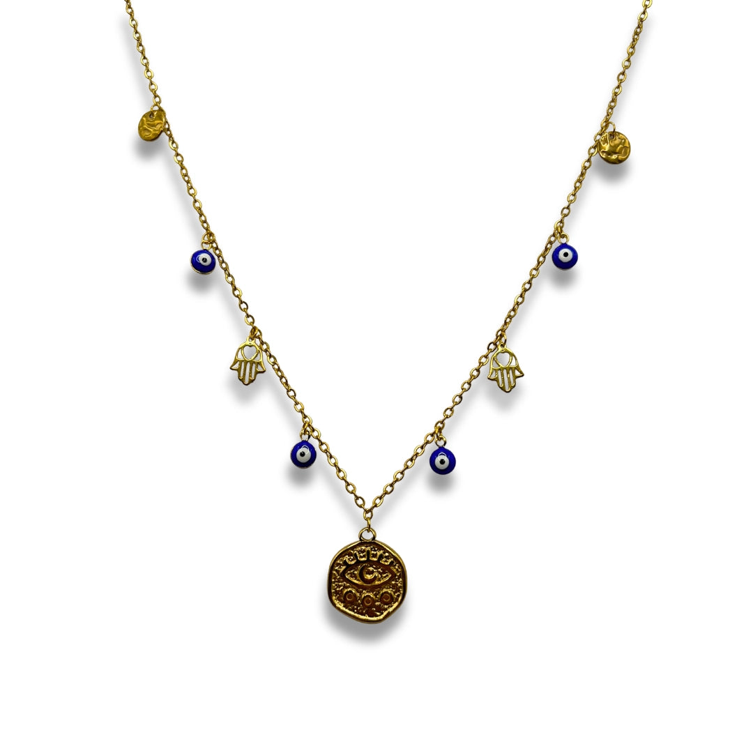 Collar Amaya Bañado en oro 18k