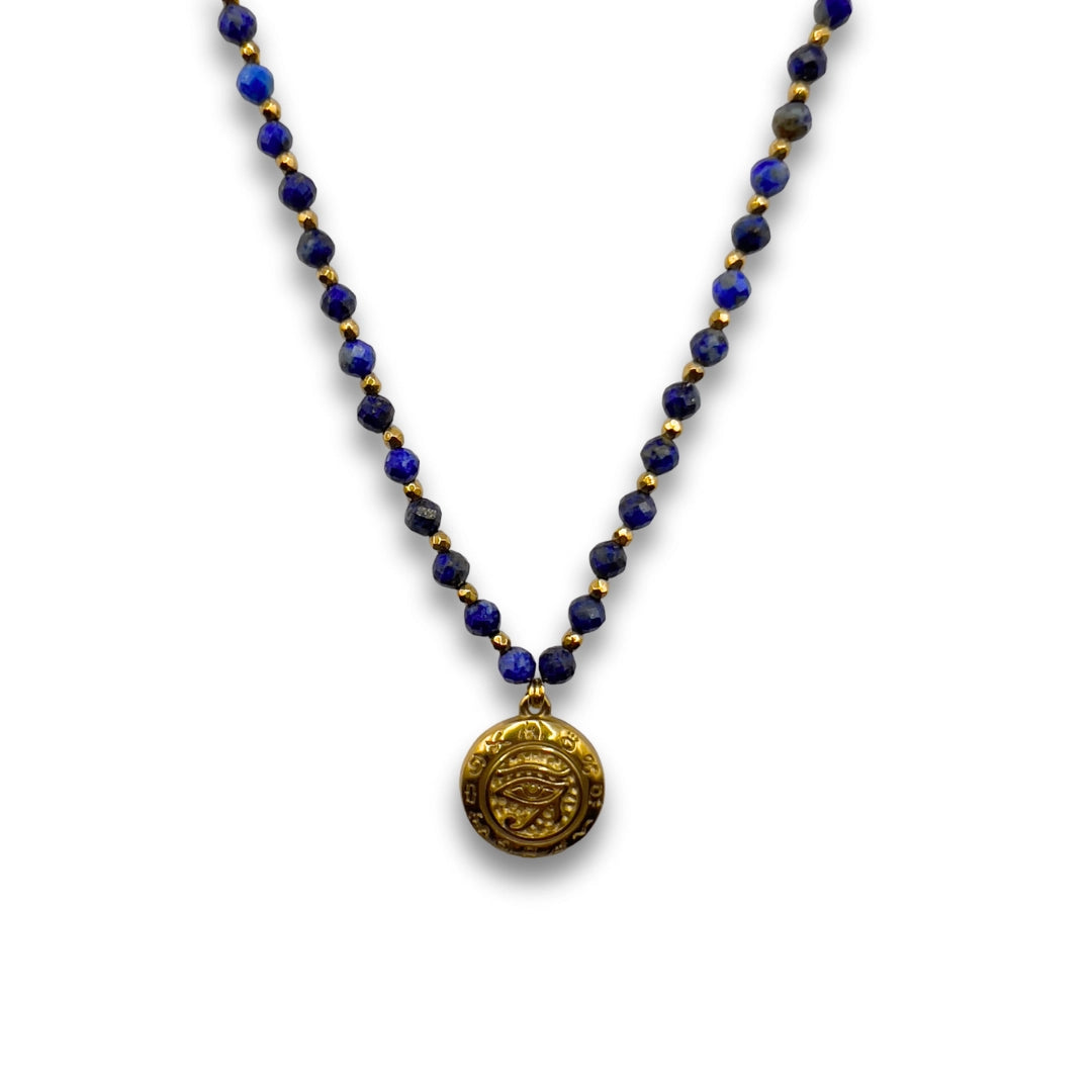 Collar Azura Ra Bañado en oro 18k